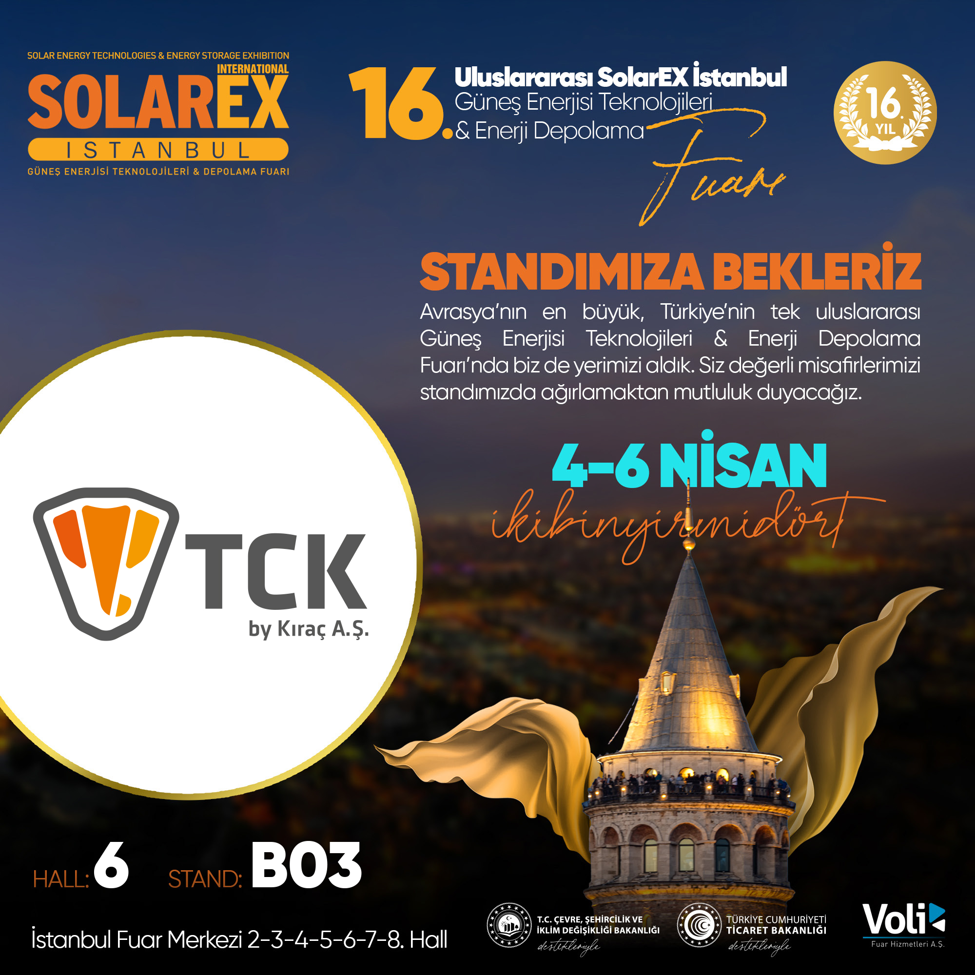 We will attend İstanbul Solarex 2024!